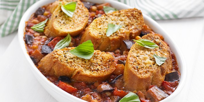 Tomato & Chickpea Bake Tomato & Chickpea Bake